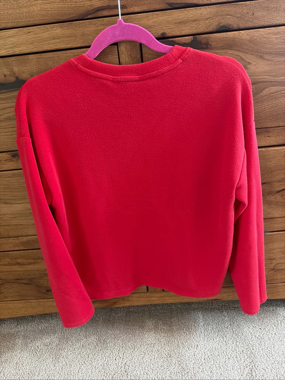 SPANX Red Women's Crewneck Sweatshirt - Picture 3 of 3